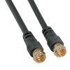 Cable, RG59, 75 ohm, F type, Gold, 50 ft. black - P/N WC321050