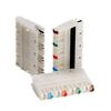 Telco, Cat 5E, Connection Block Clip, 4 pair, Color Coded, for 110 block - P/N WC342030