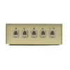 Switchbox, 4-way manual, RJ45F - P/N WC441180