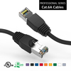 Patch Cable, Cat 6a, Shielded, 1 ft. w/Boots, Black - P/N WC144100