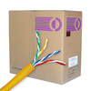 Cat 6 Cable, 1000 ft. Stranded, Unshielded, Yellow - P/N WC101420