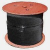 Cat 6a Cable, 1000 ft. Stranded, Shielded, Black - P/N WC102055