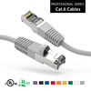 Patch Cable, Cat 6, Shielded, 6 inch, w/Boots, Gray - P/N WC140822