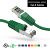 Patch Cable, Cat 6, Shielded, 6 inch, w/Boots, Green  - P/N WC140823