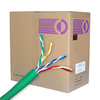 Cat 5E Cable, 1000 ft. Solid, Unshielded, Green - P/N WC101040