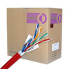 Cat 5E Cable, 1000 ft. Stranded, Shielded, Red - P/N WC101120