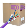 Cat 5E Cable, 1000 ft. Stranded, Shielded, Purple - P/N WC101143