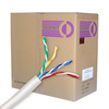 Cat 5E Cable, 1000 ft. Solid, Unshielded, White, Plenum - P/N WC101330