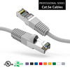 Patch Cable, Cat 5E, Shielded, 5 ft. w/Boots, Gray - P/N WC122080