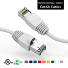 Patch Cable, Cat 6a, Shielded, 10 ft. w/Boots, White - P/N WC144182