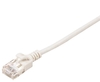 Cat6a Unshelded Slim Patch white - P/N WC144328