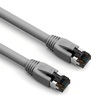 Patch Cable, Cat 8, Shielded, 1 ft. w/Boots, Gray - P/N WC144618