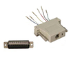 Adapter, Modular, RJ11 to DB25M, Gray - P/N WC391620