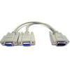 Adapter, SVGA, Split Y Cable, M/FF, 6 inch - P/N WC391640