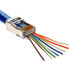 Connector, EZ-RJ45, Cat 5E & Cat 6, shielded, solid/stranded, 25 pack - P/N WC451078 Connector, EZ-RJ45, Cat 5E & Cat 6, shielded, solid/stranded, 25 pack - P/N WC451078