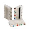 Telco Cat 6, Connection Block Clip, 4 Pair, Color Coded, for 110 block - P/N WC342255