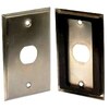 Face Plate, Panel / Bulkhead Mount, 1 Port, Stainless Steel, W/Water Seal, 1/PK - P/N WC381022