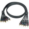 Cable, Component Audio/Video, 5 RCA Gold, Male, 50 ft. - P/N WC511140