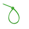 Cable Tie, Nylon, 4.03 in, 18 lbs, Green, 100 pack - P/N WC521040
