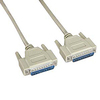 Serial Cable, 25 ft. molded DB25M to DB25M - P/N WC201230