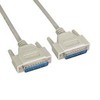 Cable, Parallel IEEE 1284, 6 ft. DB25M to DB25M - P/N WC211040