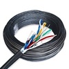 Cat 6 Cable, 250 ft. Solid, Shielded, Direct Burial, Black - P/N WC101005