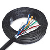 Cat 6a Cable, 250 ft. Solid, Shielded, Direct Burial, Black - P/N WC101393
