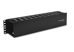 2U single horizontal cable manager for enhanced cable management solutions.
