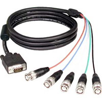 RGB monitor cable suitable for high-quality video connections.