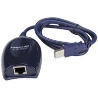 USB to 10/100 Mbps network adapter for wired connections.