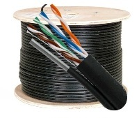 Aerial unshielded cable, suitable for overhead installations.