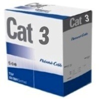 Cat3 bulk cable image suitable for basic networking needs.