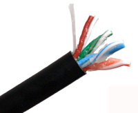 Cat5e outdoor gel UTP cable, designed for outdoor use with moisture protection.
