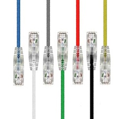 Cat6 ultra slim patch cable with a robust design for everyday use.