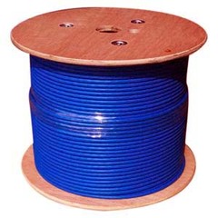 Cat6a blue cable, ideal for advanced network setups and installations.