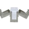 Cat 8 keystone jack highlighting its compatibility with modern networking.