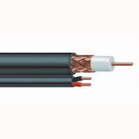 Another view of 18 AWG coaxial cable with 2 conductors, ideal for reliable connections.