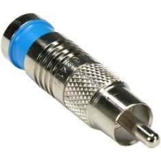 Quad shield coaxial RCA cable for enhanced signal protection and reduced interference.