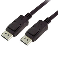 DisplayPort cable for connecting devices to high-resolution displays.