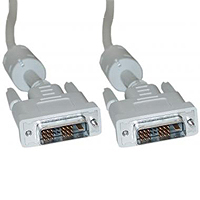 DVI-D single link cable, highlighting its quality for clear video signals.
