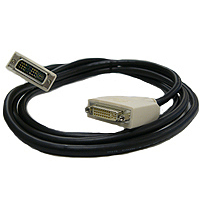 Single link DVI male to female adapter, showcasing connection points for video devices.