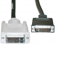 DVI-D digital cable, showcasing high-speed data transfer for digital video.