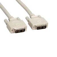 DVI-I to DVI-I single link cable, designed for connecting DVI devices.