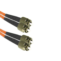 FC to FC multimode fiber optic cable, used for reliable network connections.