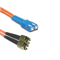 FC to SC multimode fiber optic patch cable, version 7.