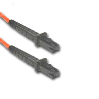 Fiber optic MTRJ to MTRJ multimode cable, 4 connectors, designed for high-performance networks.