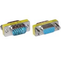 DB15 male to female gender changer, connects DB15 male to DB15 female cables.