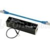 In-line lightning surge protector, protects connected devices from electrical surges.