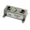 Indoor 1-port lightning surge protector for network cables.