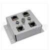 Indoor 2-port gas tube lightning surge protector for network use.